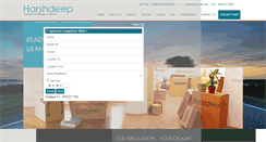 Desktop Screenshot of harshdeeppackersmovers.com